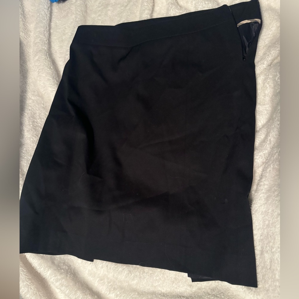 Black Burberry pencil skirt size 6
